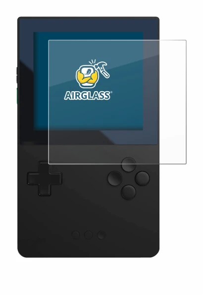 Abbildung des Geräts Analogue Pocket mit einer Vielzahl des Displayschutzes.