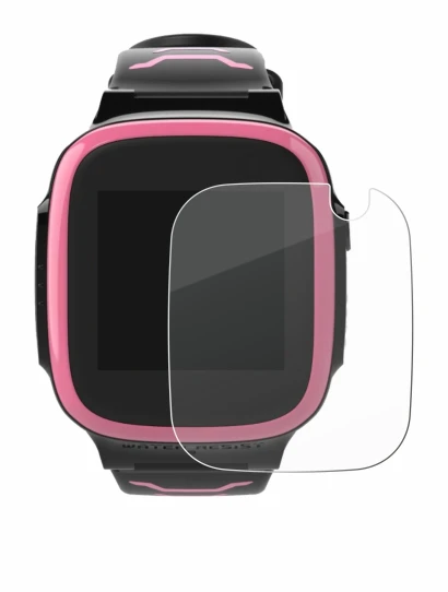 Abbildung des Geräts Xplora X5 Play mit einer Vielzahl des Displayschutzes.