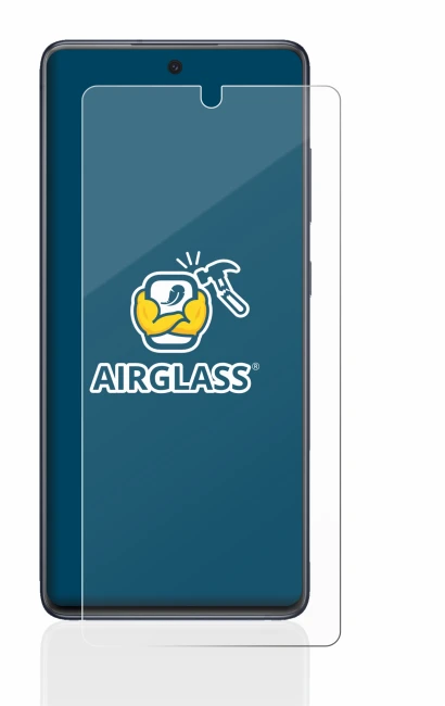 Abbildung des Geräts Samsung Galaxy S20 FE mit einer Vielzahl des Displayschutzes.