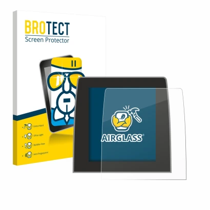 Vorderseite einer Produktverpackung mit dem Markenlogo BROTECT. Daneben ist das Gerät Renault Captur 2 2020 Easy Link 9.3" mit