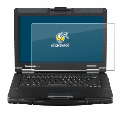 Abbildung des Geräts Panasonic Toughbook FZ-55 Full HD mit einer Vielzahl des Displayschutzes.