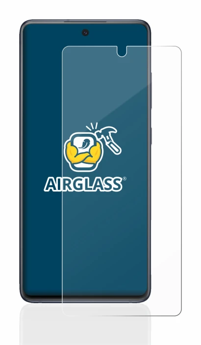 Abbildung des Geräts Samsung Galaxy S20 FE 5G mit einer Vielzahl des Displayschutzes.