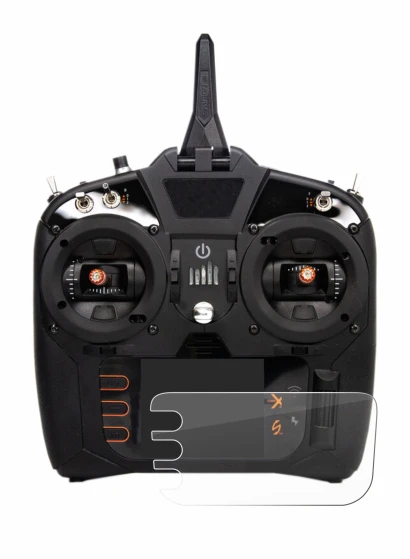 Abbildung des Geräts Spektrum NX8 mit einer Vielzahl des Displayschutzes.