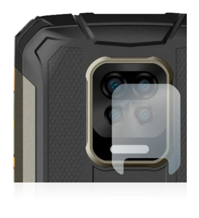 Abbildung des Geräts Doogee S59 Pro (NUR Kameraschutz) mit einer Vielzahl des Displayschutzes.