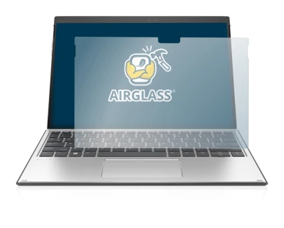 Abbildung des Geräts HP Elite x2 G8 mit einer Vielzahl des Displayschutzes.