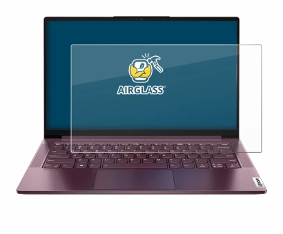 Abbildung des Geräts Lenovo Yoga Slim 7 14" Non-Touch mit einer Vielzahl des Displayschutzes.