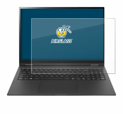 Abbildung des Geräts LG gram 16'' 2-in-1 Touch mit einer Vielzahl des Displayschutzes.