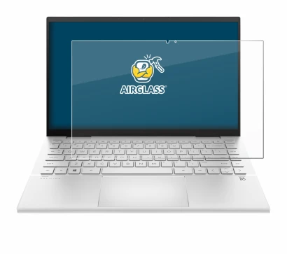 Abbildung des Geräts HP Pavilion x360 (14-dyX) mit einer Vielzahl des Displayschutzes.