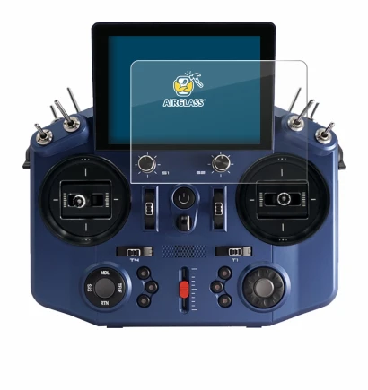 Abbildung des Geräts FrSky Tandem X20S mit einer Vielzahl des Displayschutzes.