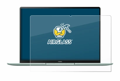 Abbildung des Geräts Huawei MateBook 14s mit einer Vielzahl des Displayschutzes.