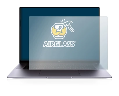 Abbildung des Geräts Huawei MateBook 16 mit einer Vielzahl des Displayschutzes.