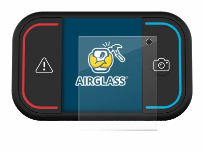 Abbildung des Geräts Saphe Drive Mini mit einer Vielzahl des Displayschutzes.