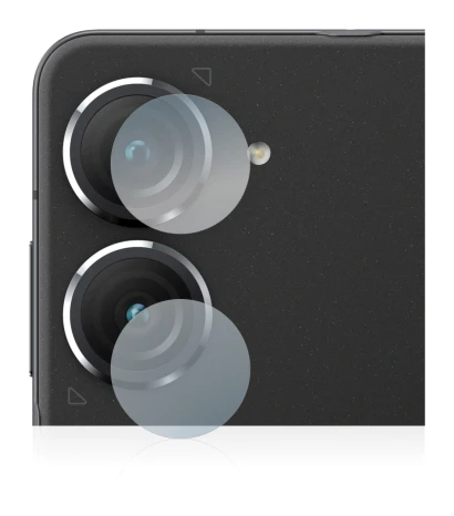 Abbildung des Geräts ASUS ZenFone 9 (NUR Kameraschutz) mit einer Vielzahl des Displayschutzes.