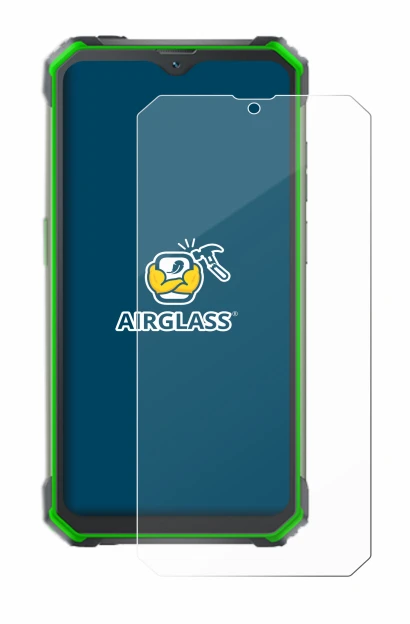 Abbildung des Geräts Blackview BV7100 mit einer Vielzahl des Displayschutzes.