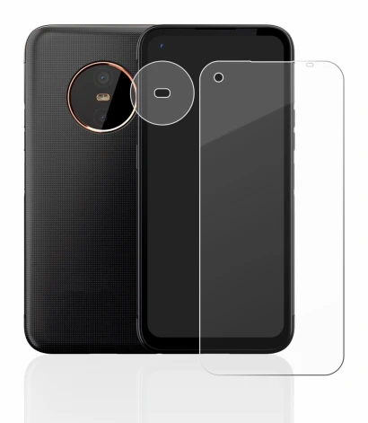 Abbildung des Geräts Gigaset GX6 (Display+Kamera) mit einer Vielzahl des Displayschutzes.