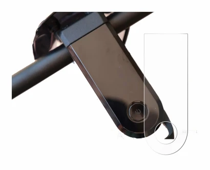 Abbildung des Geräts NIU KQi3 Max mit einer Vielzahl des Displayschutzes.