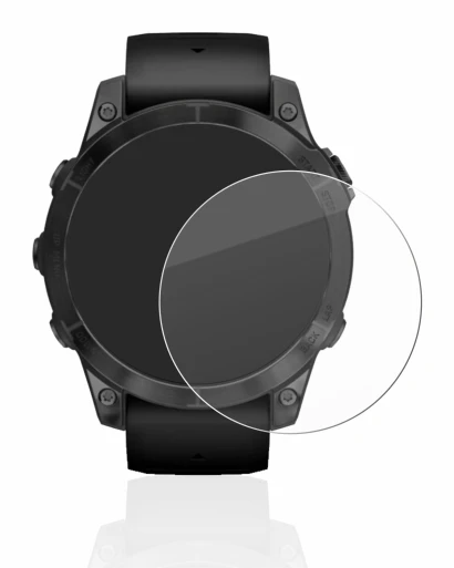 Abbildung des Geräts Garmin Epix Pro (Gen 2) (47 mm) mit einer Vielzahl des Displayschutzes.
