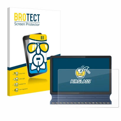 Vorderseite einer Produktverpackung mit dem Markenlogo BROTECT. Daneben ist das Gerät Lenovo IdeaPad Duet 3i Gen 8 11