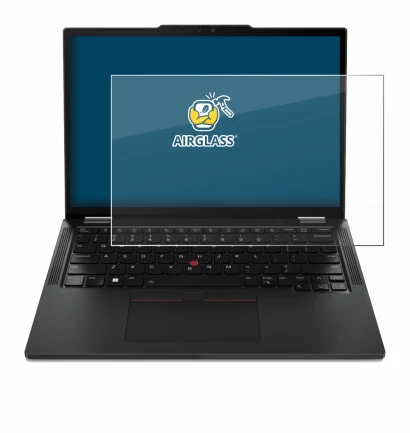 Abbildung des Geräts Lenovo ThinkPad X13 Gen 4 mit einer Vielzahl des Displayschutzes.
