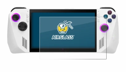 Abbildung des Geräts ASUS ROG Ally (2023) RC71L mit einer Vielzahl des Displayschutzes.