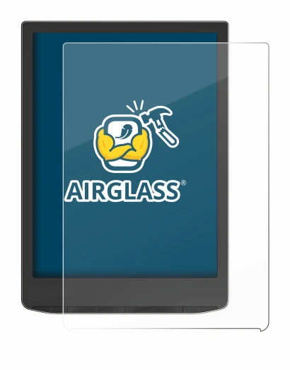 Abbildung des Geräts PocketBook InkPad 4 mit einer Vielzahl des Displayschutzes.