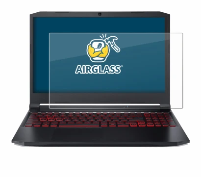 Abbildung des Geräts Acer Nitro 5 Gaming 15,6" mit einer Vielzahl des Displayschutzes.