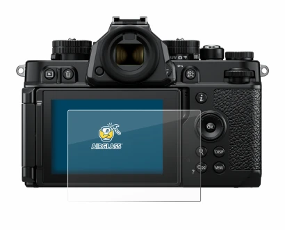 Abbildung des Geräts Nikon Z F mit einer Vielzahl des Displayschutzes.