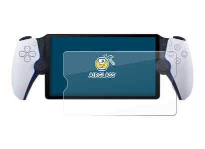 Abbildung des Geräts Sony Playstation Portal mit einer Vielzahl des Displayschutzes.