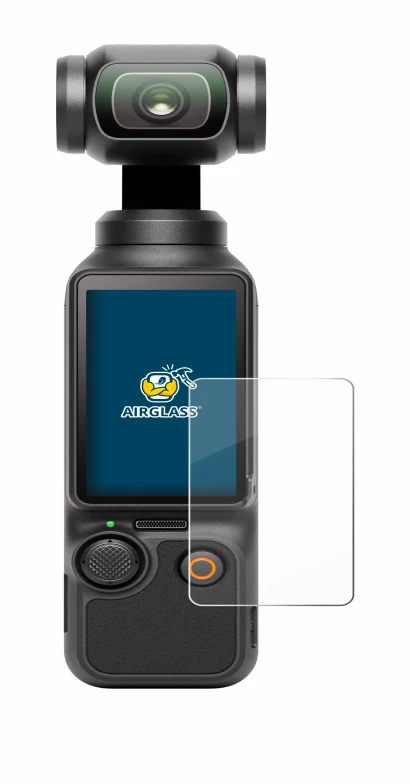Abbildung des Geräts DJI Osmo Pocket 3 mit einer Vielzahl des Displayschutzes.