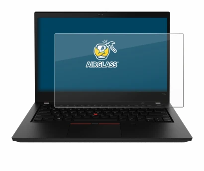 Abbildung des Geräts Lenovo ThinkPad P14s Gen 2 mit einer Vielzahl des Displayschutzes.