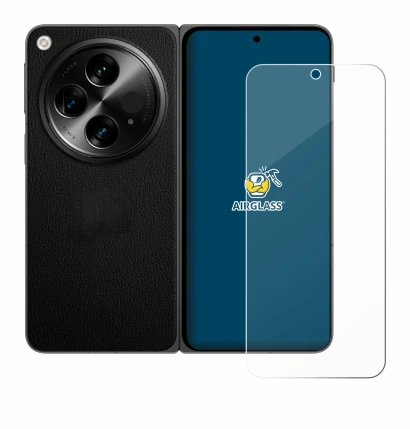 Abbildung des Geräts OnePlus Open (case-friendly) mit einer Vielzahl des Displayschutzes.