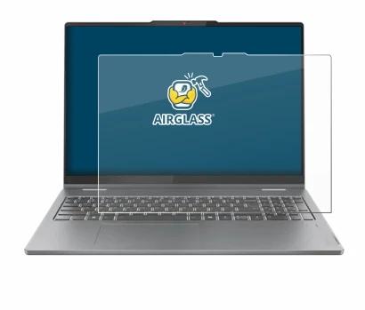 Abbildung des Geräts Lenovo IdeaPad 5 2-in-1 Gen 9 16" mit einer Vielzahl des Displayschutzes.