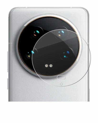 Abbildung des Geräts Xiaomi 14 Ultra (NUR Kameraschutz) mit einer Vielzahl des Displayschutzes.