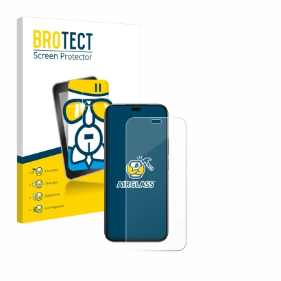 Vorderseite einer Produktverpackung mit dem Markenlogo BROTECT. Daneben ist das Gerät Honor 200 Lite mit dem zugehörigen Displ