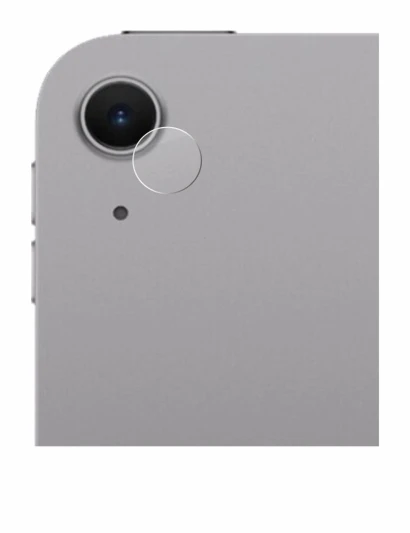 Abbildung des Geräts Apple iPad Air 11" M2 2024 (NUR Kameraschutz) mit einer Vielzahl des Displayschutzes.