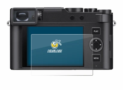 Abbildung des Geräts Leica D-Lux 8 mit einer Vielzahl des Displayschutzes.