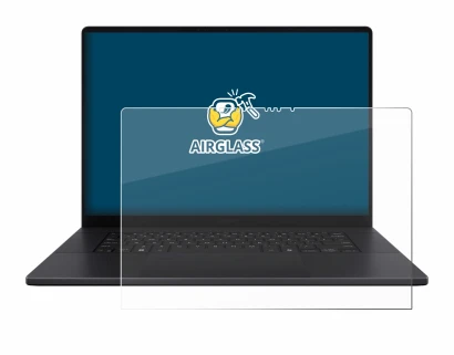 Abbildung des Geräts ASUS ProArt P16 mit einer Vielzahl des Displayschutzes.