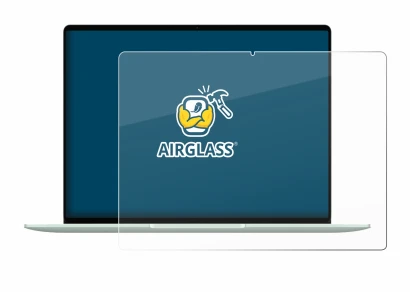 Abbildung des Geräts Huawei MateBook 14 2024 mit einer Vielzahl des Displayschutzes.