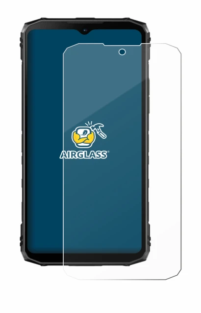 Abbildung des Geräts Doogee Blade 10 Ultra mit einer Vielzahl des Displayschutzes.