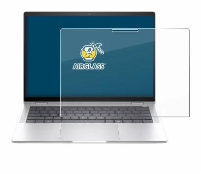 Abbildung des Geräts HP EliteBook x360 1040 14 G11 2-in-1 mit einer Vielzahl des Displayschutzes.