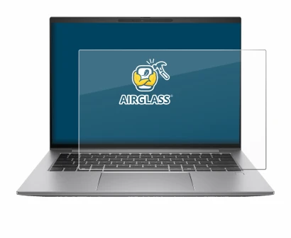 Abbildung des Geräts HP Zbook Firefly 14 G11 mit einer Vielzahl des Displayschutzes.