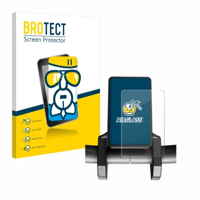 Vorderseite einer Produktverpackung mit dem Markenlogo BROTECT. Daneben ist das Gerät Joyor S8-S V1 mit dem zugehörigen Displa