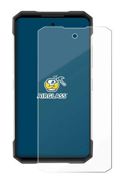 Abbildung des Geräts Doogee S200 mit einer Vielzahl des Displayschutzes.
