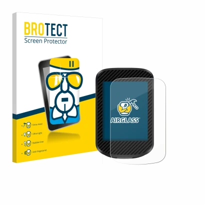 Vorderseite einer Produktverpackung mit dem Markenlogo BROTECT. Daneben ist das Gerät igpsport BSC300T mit dem zugehörigen Dis