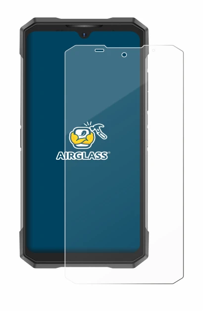 Abbildung des Geräts Doogee S200X mit einer Vielzahl des Displayschutzes.