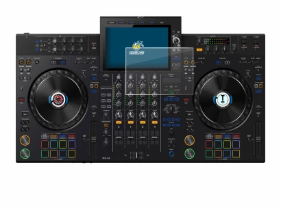 Abbildung des Geräts Pioneer XDJ-AZ mit einer Vielzahl des Displayschutzes.