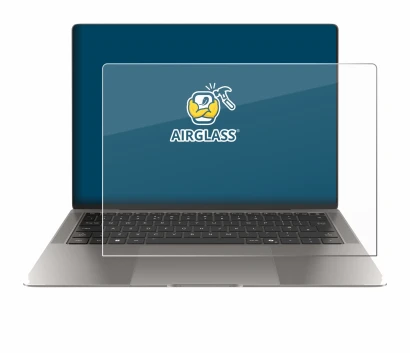 Abbildung des Geräts Honor MagicBook Art 14 mit einer Vielzahl des Displayschutzes.