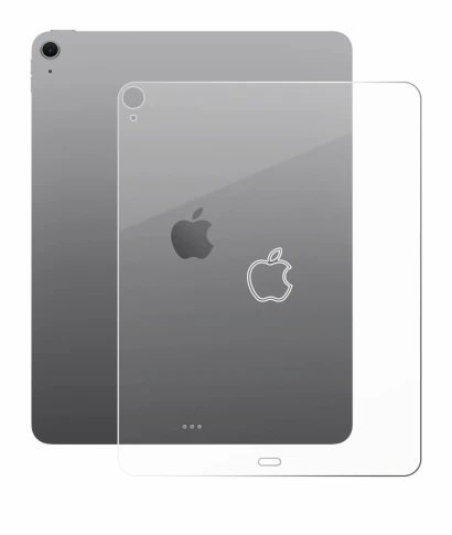 Abbildung des Geräts Apple iPad Air 13" M3 2025 (Rückseite) mit einer Vielzahl des Displayschutzes.