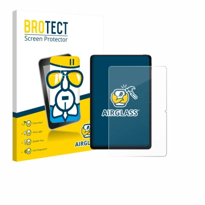 Vorderseite einer Produktverpackung mit dem Markenlogo BROTECT. Daneben ist das Gerät Xiaomi POCO Pad 12.1" mit dem zugehörige