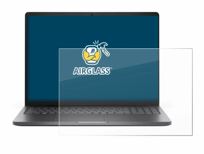 Abbildung des Geräts Dell Pro 16 PC16250 mit einer Vielzahl des Displayschutzes.